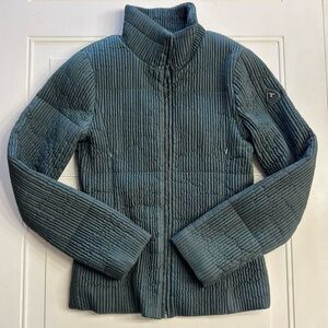 Breach Seventh Sense NWOT Women’s Sz M Green Ribbed Winter Jacket Coat